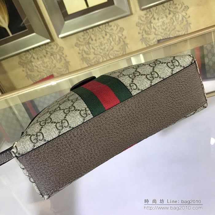 GUCCI古馳女包 新款 專櫃品質 499621 GG雙拉鏈 印花圖案 織帶 貝殼包 GUCCI斜挎包  ydgq3435